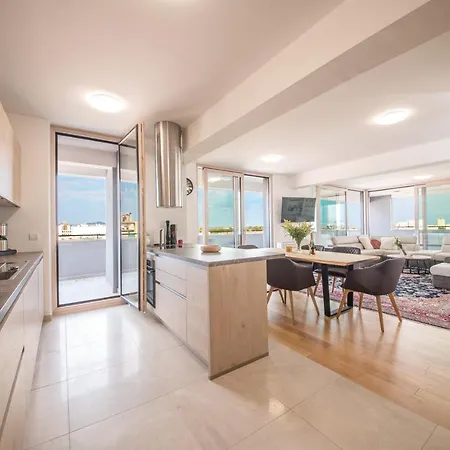 公寓 Premium Penthouse Orizzonte 扎达尔