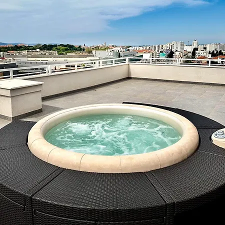 公寓 Premium Penthouse Orizzonte 扎达尔